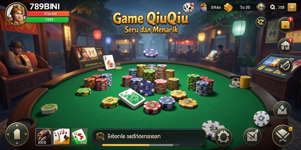 Screenshot dari gameplay QiuQiu yang menarik di 789BNI.