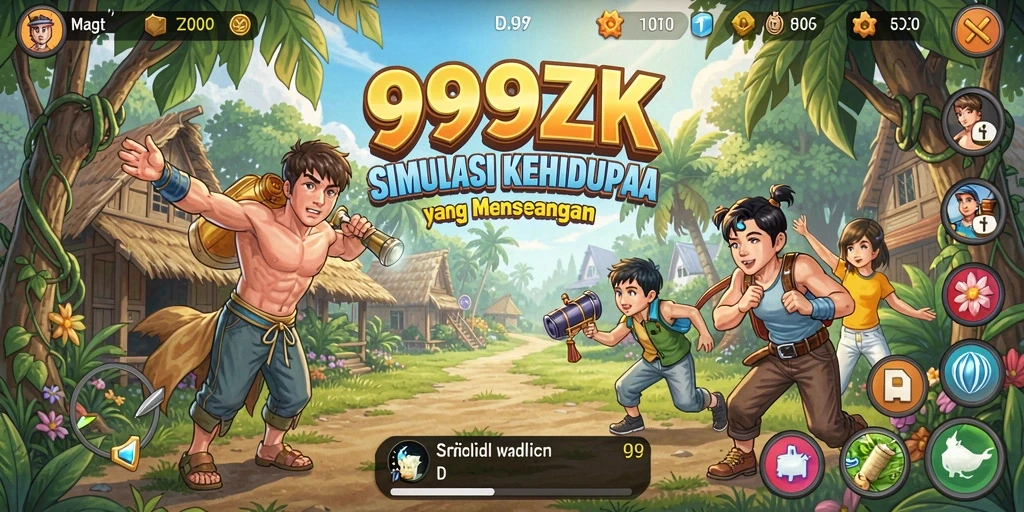 Tampilan menarik dari gameplay 999ZK yang seru.