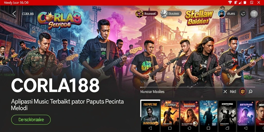 Screenshot gameplay CORLA188 yang menampilkan keseruan musik.