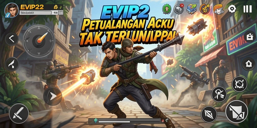 Gambaran gameplay <strong>EVIP2</strong> yang mendebarkan dengan grafis menawan.