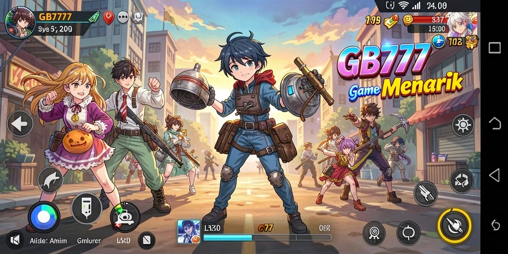 Tampilan gameplay GB777 yang menakjubkan dengan karakter anime favorit.