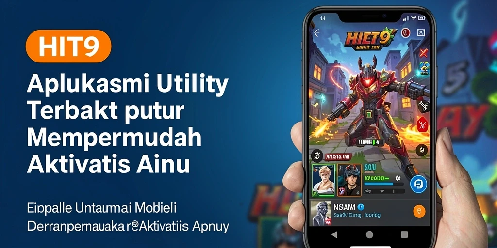 Screenshot utama HIT9 menunjukkan antarmuka pengguna yang sederhana dan fungsional.