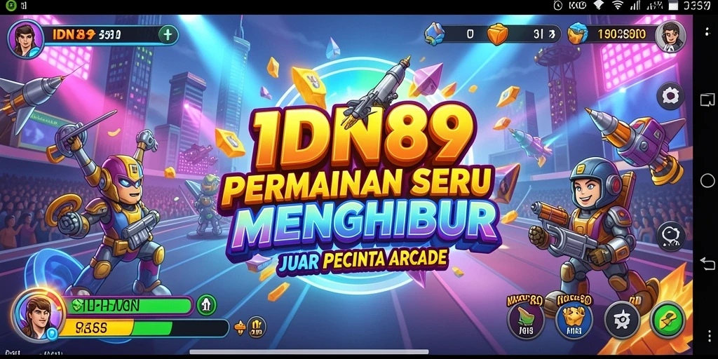 Tampilan gameplay IDN89 yang seru dan penuh warna.