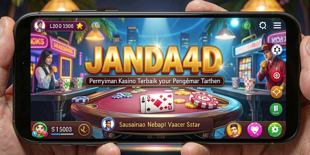 Screenshot gameplay Kasino JANDA4D yang menarik dan menggembirakan.