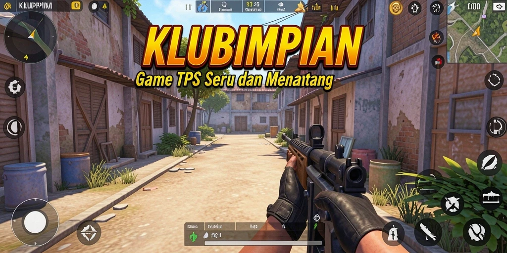 Tampilan gameplay seru dalam KLUBIMPIAN TPS.