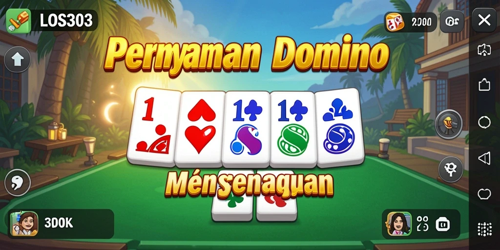 Tampilan gameplay seru dalam permainan Domino LOS303.