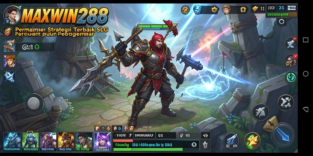 Tampilan gameplay seru dan dinamis dalam MAXWIN288.
