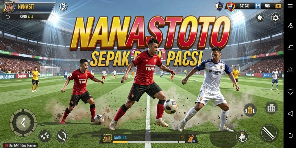 Tampilan gameplay yang seru dan menegangkan di NANASTOTO.