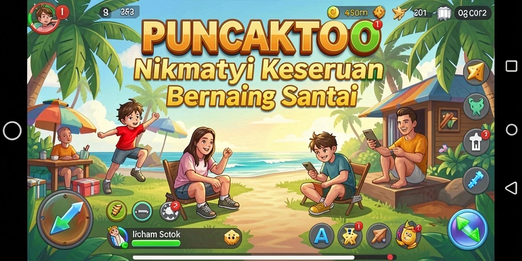 Screenshot gameplay <strong>PUNCAKTOTO</strong> yang menampilkan aksi seru dan penuh warna.