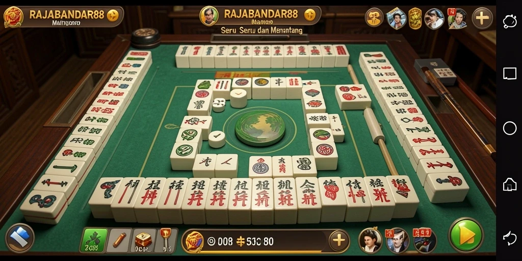 Screenshot gameplay RAJABANDAR88 menampilkan keseruan permainan Mahjong.