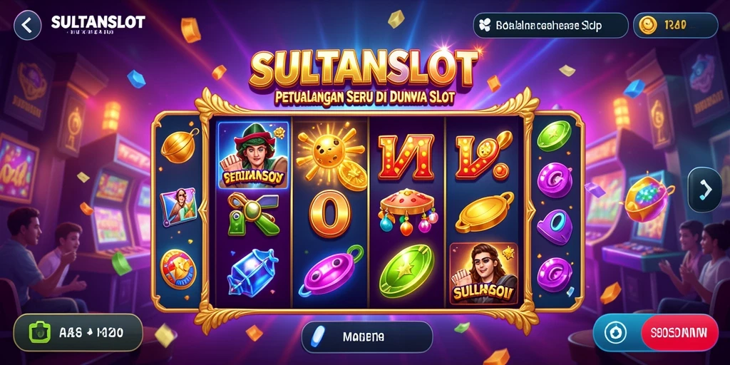 Tampilan gameplay menyerupai petualangan seru di SULTANSLOT.