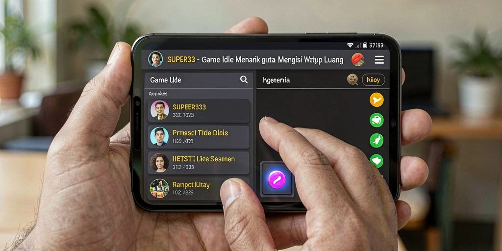 Gameplay SUPER33 yang menarik dengan elemen Idle yang memikat.