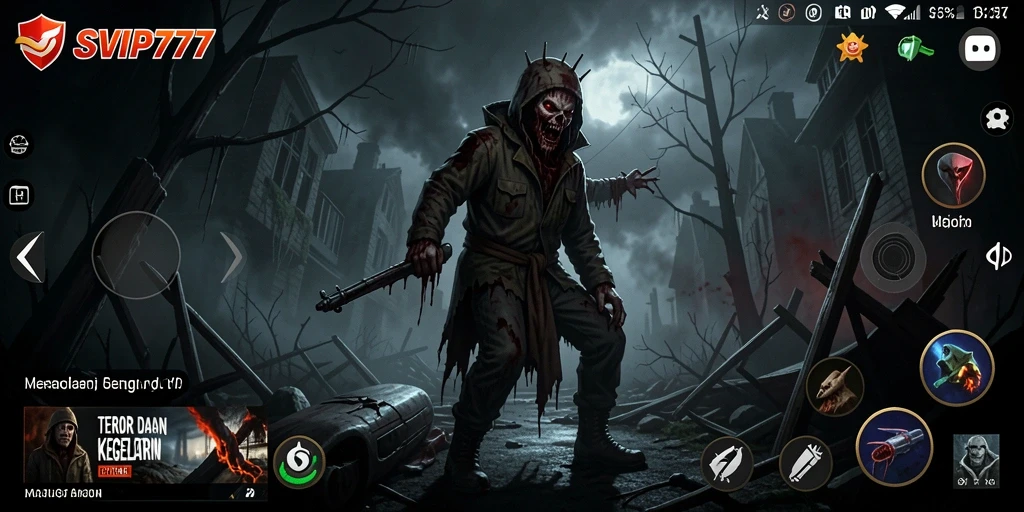 Gameplay menegangkan dalam suasana kegelapan yang mencekam.