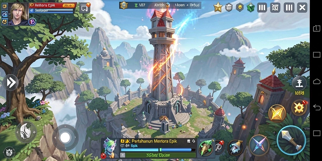 Gameplay menarik dari V07 dalam genre Tower Defense.