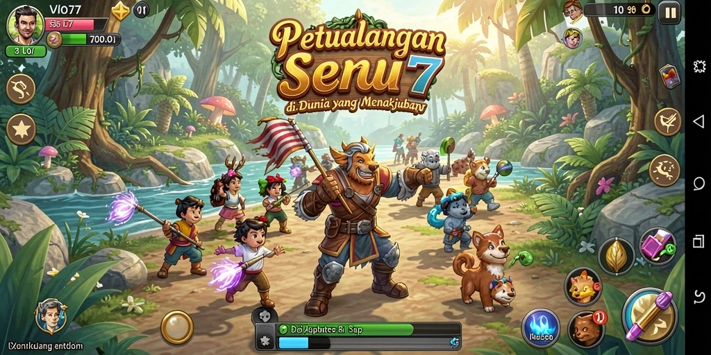 Gameplay VIO77 menampilkan petualangan seru dan grafis yang menawan.