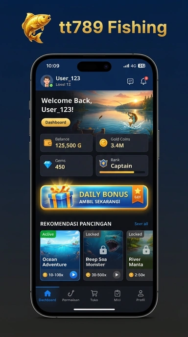 Screenshot aplikasi tt789 saat menjelajah kategori aplikasi.